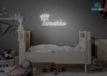 Tanushka Name Neon Sign White