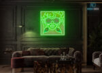 WOW Shades Pop Art LED Neon Sign Green
