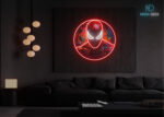 Web‑Slinger Mask LED Neon Sign Multi
