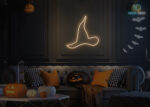 Witch Cap Neon Sign Warm-White